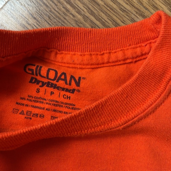 University of‎ Illinois College Long Sleeve Dry Blend T-Shirt Orange Sz S Unisex - Picture 5 of 8